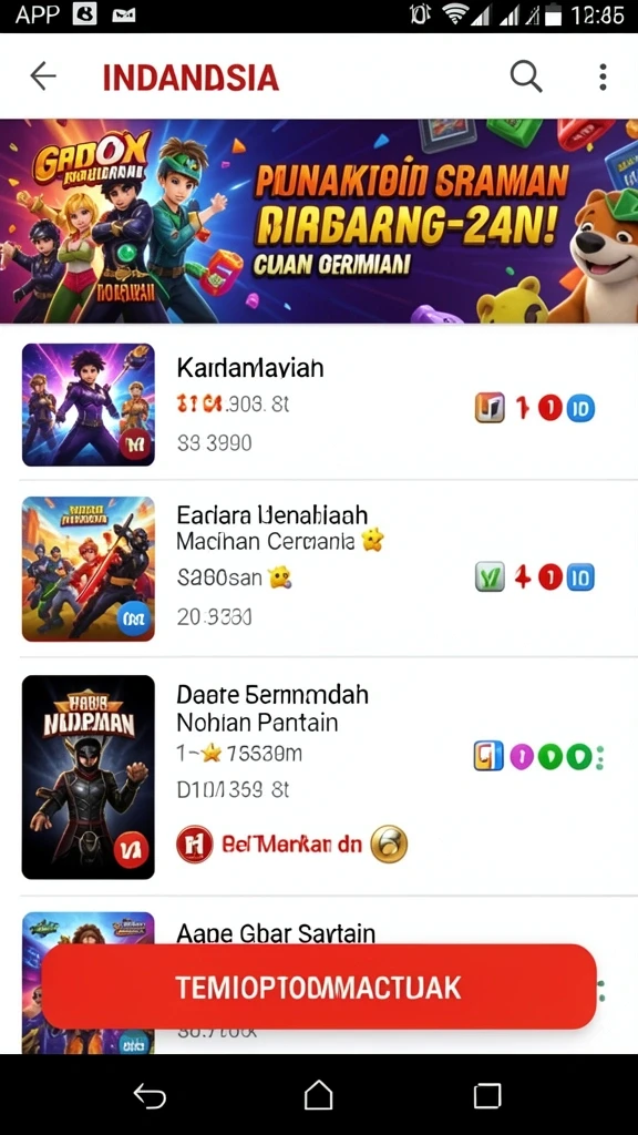 hargatoto - Tampilan awal aplikasi HARGATOTO yang menarik dan user-friendly.