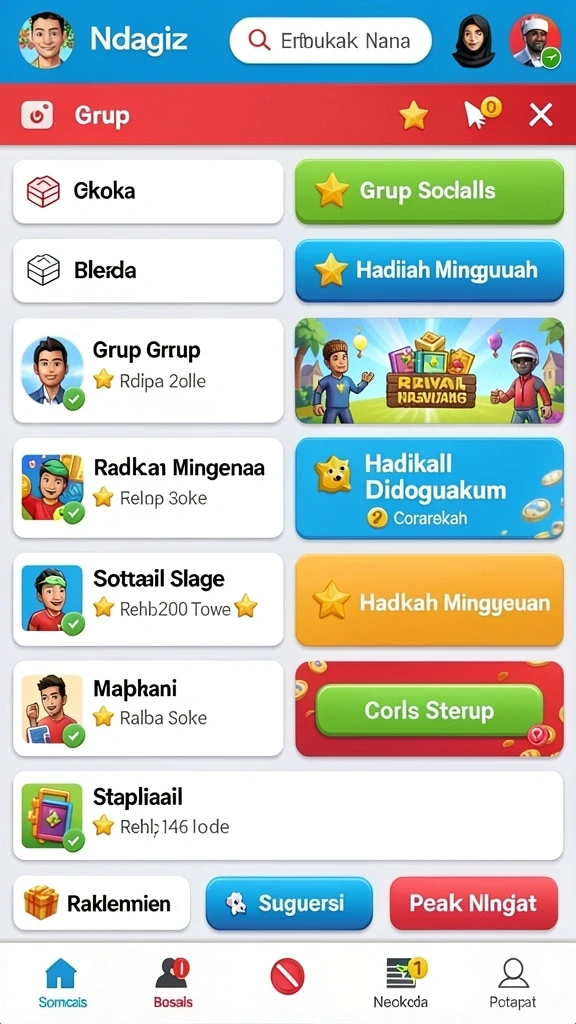 remi101 - Sistem pencapaian yang memotivasi pemain.